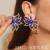 occidental style exaggerating series Rhinestone earrings fully-jewelled color crystal 
