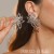 occidental style exaggerating series Rhinestone earrings fully-jewelled color crystal 