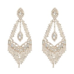 super claw chain occidental style earrings lady geometry tassel Earring banque..