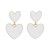 fashion Alloy enamel earrings multilayer heart-shaped Earring woman lovely Korean style