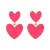 fashion Alloy enamel earrings multilayer heart-shaped Earring woman lovely Korean style