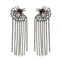  tassel earrings occidental style exaggerating Earring woman trend spider full..