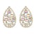 trend colorful diamond earrings drop ear stud woman Rhinestone diamond occidental styleearrings