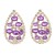 trend colorful diamond earrings drop ear stud woman Rhinestone diamond occidental styleearrings