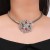 hollow flowers diamond clavicle chain Collar occidental style necklace
