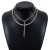 occidental style retroY chain tassel necklace  brief twisted chain fashion Double layer chain