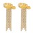 E occidental style Cowboy wind tassel earrings  samll creative personality earring
