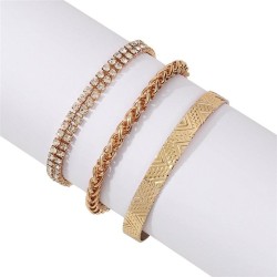occidental style personality geometry more elements claw chain bracelet  samll..