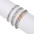 occidental style brief diamond chain  head trend punk wind exaggerating bracelet woman