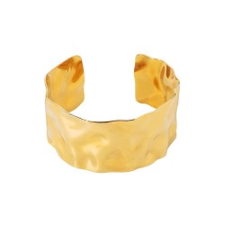 occidental style stainless steel bangle  temperament trend width surface retro..