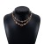  medium trend ethnic style diamond Double layer necklace  woman chain