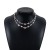  medium trend ethnic style diamond Double layer necklace  woman chain