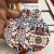 earrings big ceramic pattern big earrings Earring Bohemia