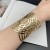 racelet opening bangle woman occidental style exaggerating width bangle Metal surface width bangle