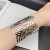 racelet opening bangle woman occidental style exaggerating width bangle Metal surface width bangle