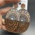  occidental style retro exaggerating long earrings print hollow Earring newearrings
