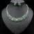 occidental styleins luxurious temperament brief shine high-end zircon bride necklace earrings set