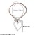 occidental style exaggerating big love pendant necklace  fashion Metal sweater chain samll