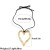 occidental style exaggerating big love pendant necklace  fashion Metal sweater chain samll