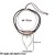 occidental style exaggerating big love pendant necklace  fashion Metal sweater chain samll