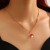  occidental style pendant necklace set Pearl beads trend collocation woman necklace