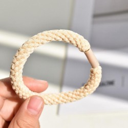  more style brief high elasticity leather girl student circle all-Purpose rope