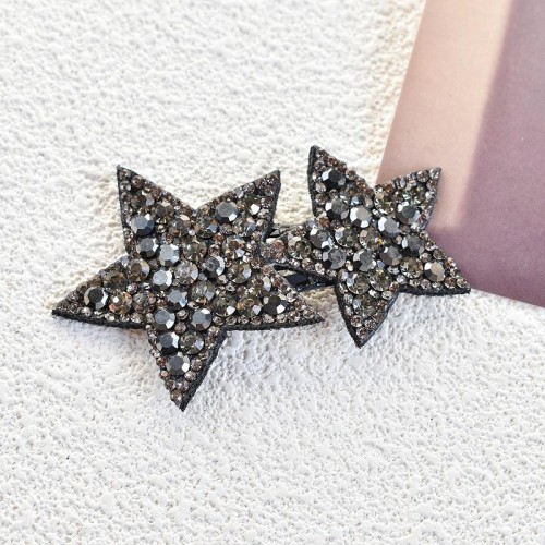  sweet diamond super Czech diamond Five-pointed star Korean style fashion temperament woman