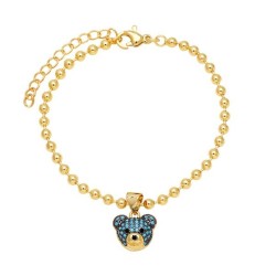 occidental style fashion embed color zircon samll bracelet woman personality a..