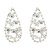 earrings fully-jewelled drop earrings occidental style Earring woman fashion fully-jewelled banquet