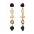 Autumn and Winter long style earrings occidental style Earring woman multilayer geometry Alloy earring Bohemia
