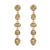 Autumn and Winter long style earrings occidental style Earring woman multilayer geometry Alloy earring Bohemia