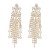 earrings occidental style tassel earrings lady super fashion fully-jewelled banquet