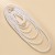 Autumn and Winter multilayer imitate Pearl necklace four lady banquet occidental stylenecklace