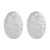 Autumn and Winter Alloy earrings occidental style exaggerating Earring woman Round pattern Metal ear studearrings
