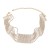 occidental style necklace woman multilayer Stripe square chain Rhinestone fully-jewelled banquet trend