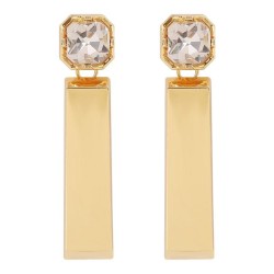E occidental style fashion creative diamond long square earrings  exaggerating..