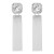 E occidental style fashion creative diamond long square earrings  exaggerating personality brief geometry earrin