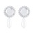  palace wind Ladies temperament Pearl earrings  retro samll embed drop earring woman