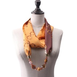 occidental style scarves ceramic necklace ornament ethnic style lady Clothing ..