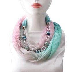  bamboo ethnic style necklace shawl Autumn and Winter woman occidental style o..