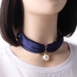 Korea necklace Pearl scarves short style clavicle samll apparel fitting lady s..