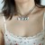 occidental style  brief small fresh samll dog heart-shaped pendant necklace set  all-Purpose animal