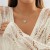occidental style  brief small fresh samll dog heart-shaped pendant necklace set  all-Purpose animal