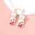  flowers lovely all-Purpose temperament ear stud earrings Earring woman