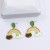 occidental style wind Acrylic earrings ear stud earring personality woman