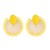 occidental style Bohemia wind earrings personality exaggerating sector samll high ear stud