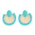 occidental style Bohemia wind earrings personality exaggerating sector samll high ear stud