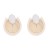occidental style Bohemia wind earrings personality exaggerating sector samll high ear stud