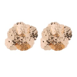 retro exaggerating pattern flowers earrings occidental style samll silver ear ..