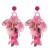  handmade Cloth flowers earrings woman  occidental style fashion exaggerating long style earring E